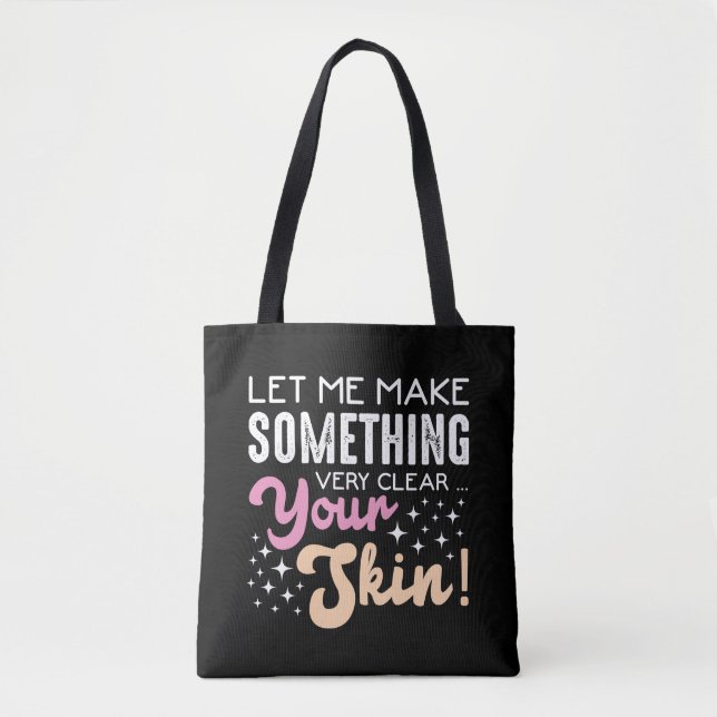 Bolsa Tote Estheticista Skin Care Compõe Artista Cosmeticista (Frente)