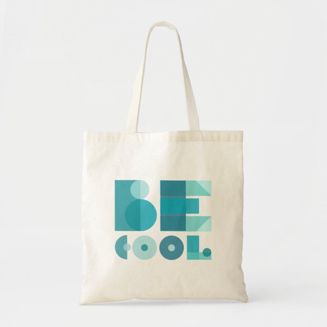 Bolsa Tote Estilo Azul "Seja Legal" (Frente)