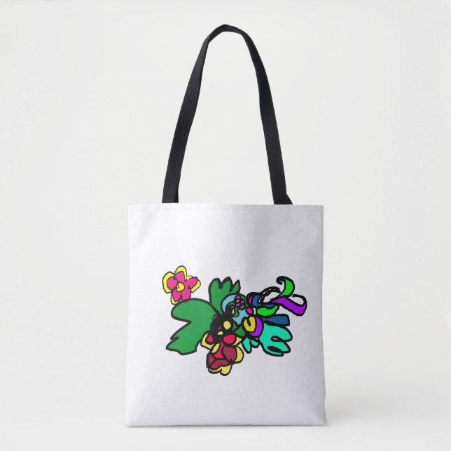 Bolsa Tote estilo beija-flor  (Frente)