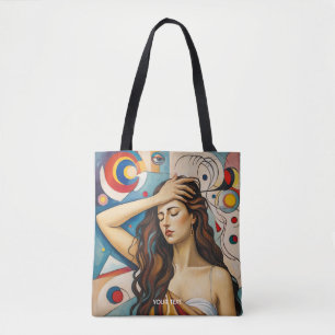 Bolsa Tote Estilo Cubista Fantasy Girl