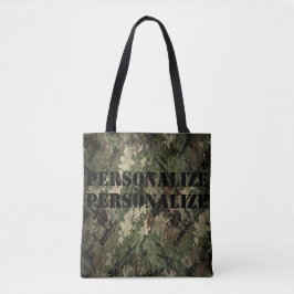Bolsa Tote Estilo das Forças Armadas Militares Camuflagem Caç
