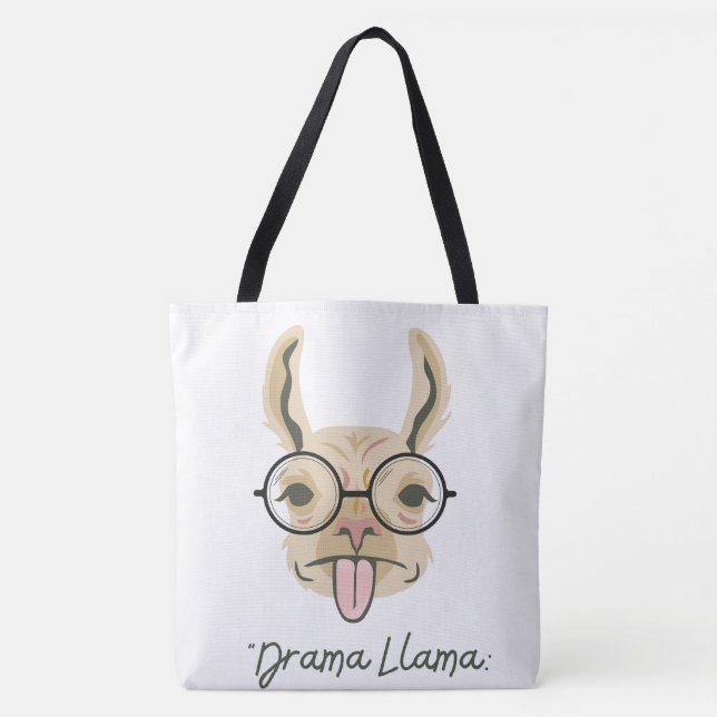 BOLSA TOTE ESTILO DE CITAÇÃO LLAMA (Frente)