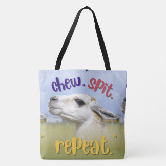 BOLSA TOTE ESTILO DE CITAÇÃO LLAMA