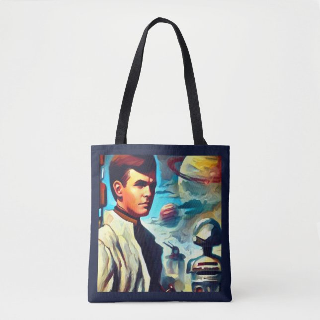 Bolsa Tote Estilo de Cobrir 2 da Revista Pulp SF (Frente)