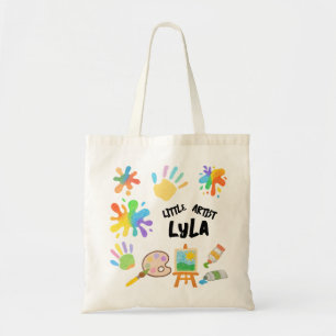 Bolsa Tote Estilo de Crayon Editável - Pintura de Artsy e Par