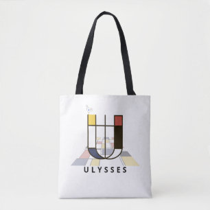 Bolsa Tote Estilo de Neoplasticismo Encantador Monograma. Let