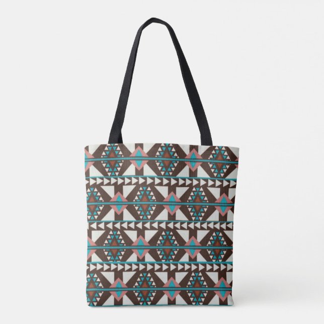 Bolsa Tote Estilo de Ouros Modernos do Sudoeste (Verso)