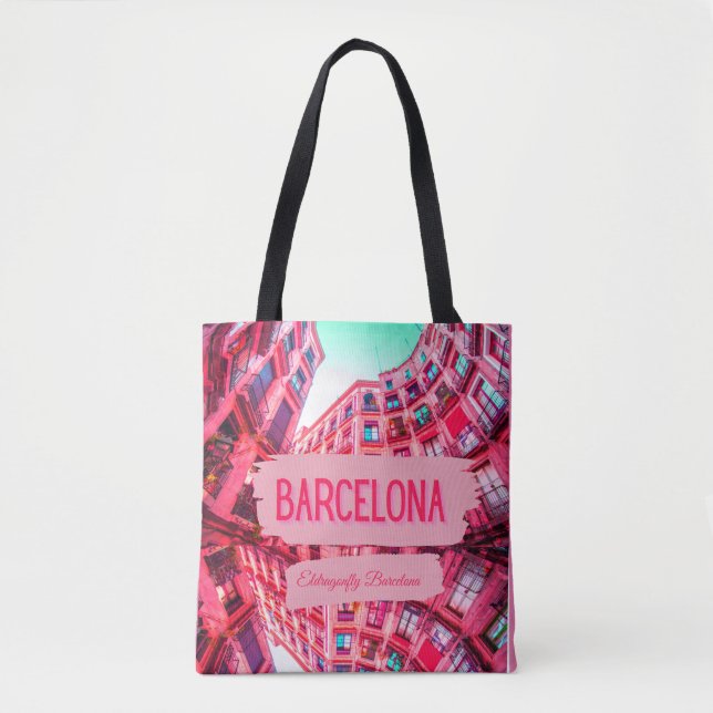 Bolsa Tote Estilo de rua de Barcelona saco-design 8 (Frente)