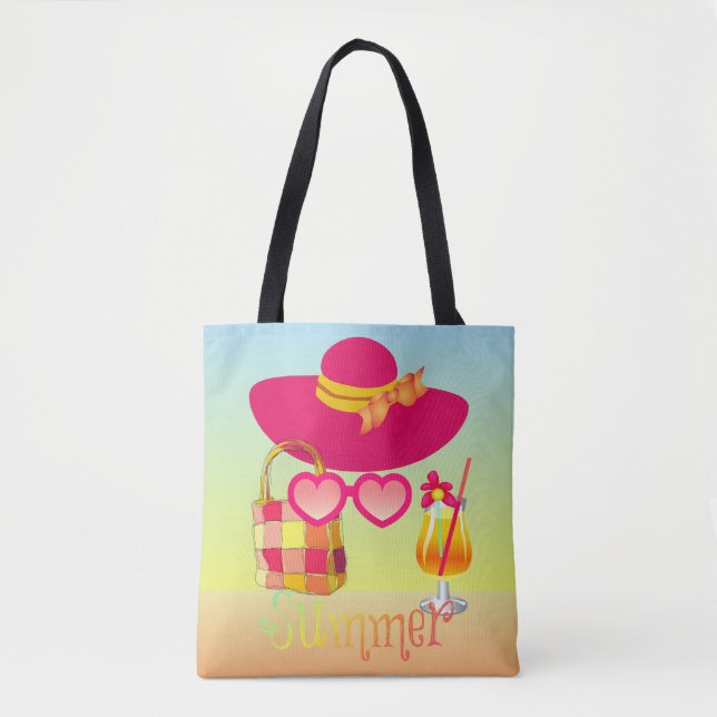 Bolsa Tote Estilo de Verão (Frente)