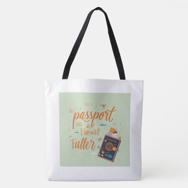 Bolsa Tote Estilo de Viagem (Frente)