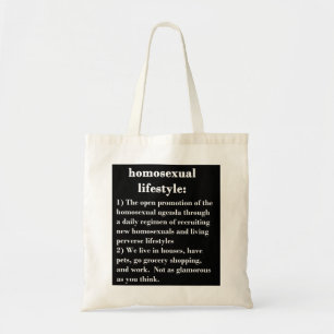 Bolsa Tote Estilo de vida homossexual
