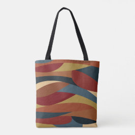 Bolsa Tote Estilo de Vidro Geométrico Opaco Abstrato