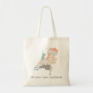 Bolsa Tote Estilo geométrico dos retalhos do mapa da