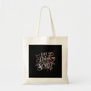 Bolsa Tote Estilo Gráfico de Halloween Selvagem e Assustador