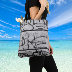 Bolsa Tote Estilo Grafite Urbano Mono