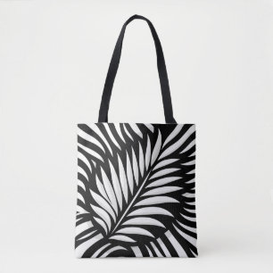 Bolsa Tote Estilo Leaf Zebra Stripes