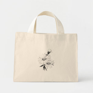 Bolsa TOTE ESTILO MINI DESIGN DE FLOR ECO