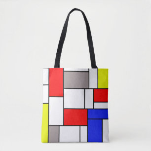 Bolsa Tote estilo Mondrian