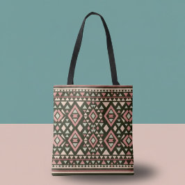 Bolsa Tote Estilo sudoeste geométrico moderno