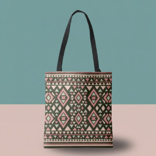 Bolsa Tote Estilo sudoeste geométrico moderno