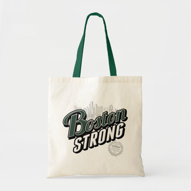 Bolsa Tote Estilo Tipográfico Forte de Boston (Frente)
