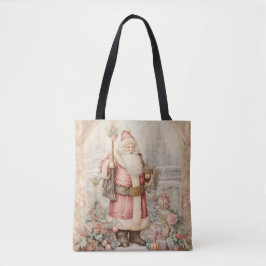 Bolsa Tote Estilo Vintage Decorativo Papais noeis de Natal El