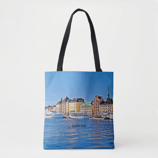 Bolsa Tote Estocolmo, Suécia (Frente)