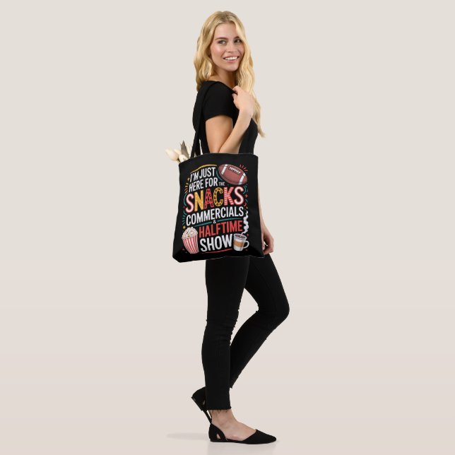 Bolsa Tote ESTOU Aqui Para Lanches Comerciais E Intervalo (No(a) Modelo)