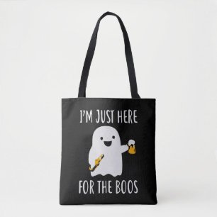 Bolsa Tote Estou aqui para o Boos Halloween
