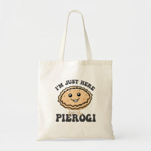 Bolsa Tote Estou aqui pelo Pierogi