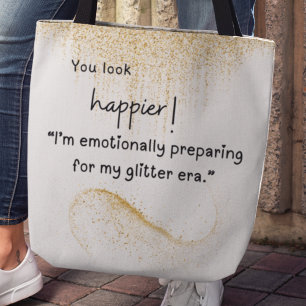 Bolsa Tote Estou me preparando emocionalmente para a minha er