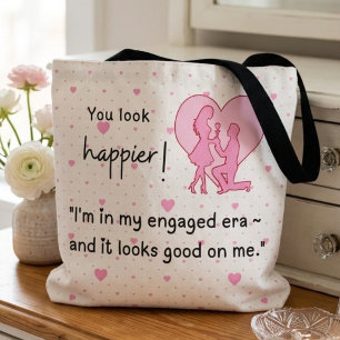 Bolsa Tote Estou na minha era noiva e me parece bem