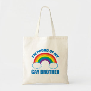 Bolsa Tote Estou orgulhoso da minha irmã LGBT Gay