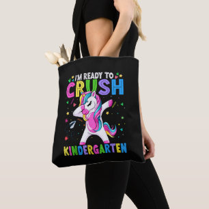 Bolsa Tote Estou Pronto Para o Jardim de Infância de Volta à