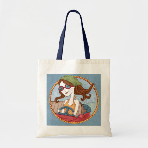 Bolsa Tote Estrada Trippin Bolsa-Azul
