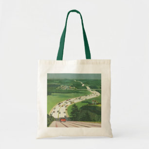 Bolsa Tote Estradas Americanas Panorâmicas Antigas, Viagem de