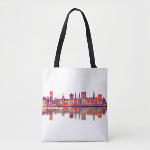 Bolsa Tote Estrasburgo França Skyline