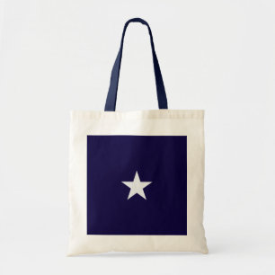Bolsa Tote estrela branca