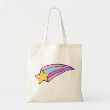 Bolsa Tote Estrela Cadente Pastel – Céu Estrelado