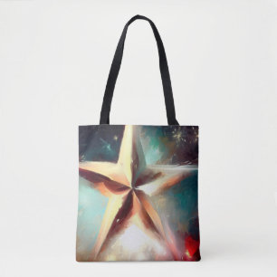 Bolsa Tote Estrela de Natal 2