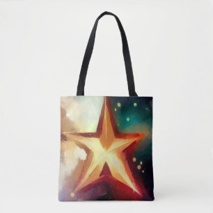 Bolsa Tote Estrela de Natal 3