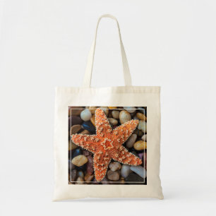 Bolsa Tote Estrela do mar em rochas