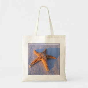 Bolsa Tote Estrela do mar na areia branca
