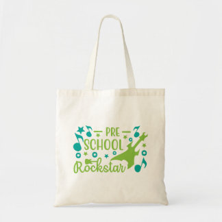 Bolsa Tote estrela do rock pré-escolar