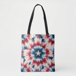 Bolsa Tote Estrela dos EUA "uma nação sob Deus"