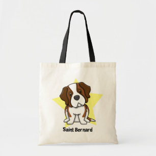 Bolsa Tote Estrela St Bernard de Kawaii