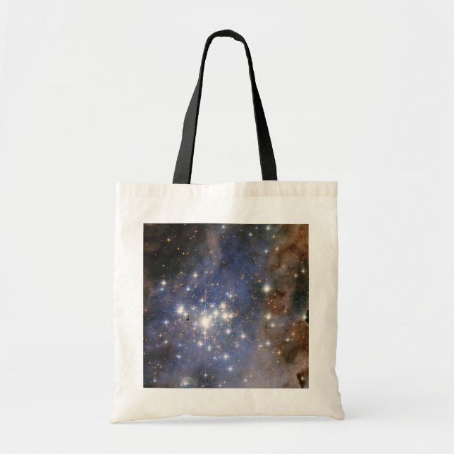 Bolsa Tote Estrelas de Diamante no Espaço Hubble na Nebulosa  (Frente)