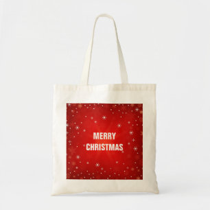 Bolsa Tote Estrelas de Natal Desorativas Personalizadas Verme