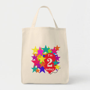 Bolsa Tote Estrelas e T-shirts e segundos aniversários de bal
