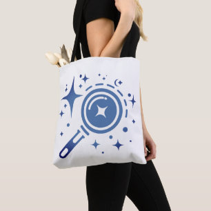 Bolsa Tote Estrelas emblem Twinkle, farol da era digital